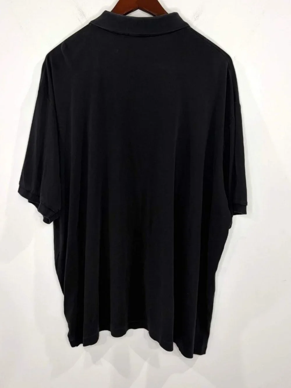 Polo Ralph Lauren Soft Cotton Polo Shirt Mens 3XLT Short Sleeve Black Flesh Pony